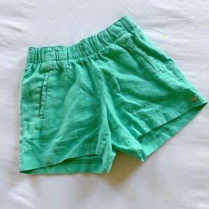 Lilly Pulitzer Green Linen Shorts size XXS (J)